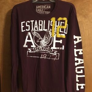 American Eagle classic fit long T-shirt